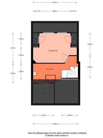Floorplan - Rembrandt van Rijnstraat 29, 3751 VH Bunschoten-Spakenburg